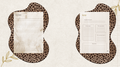 Minimalist Leopard & Beige Monthly Planner